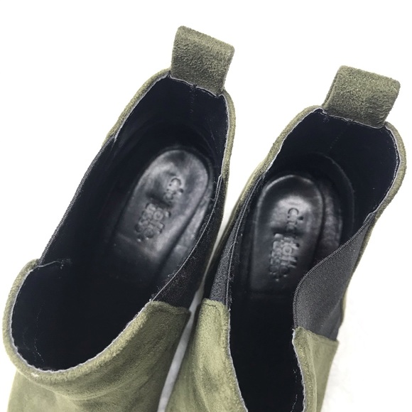 Charlotte Russe Olive Green Booties - Picture 6 of 6